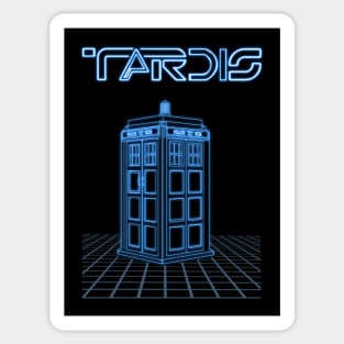 Tron T.A.R.D.I.S Mashup Sticker